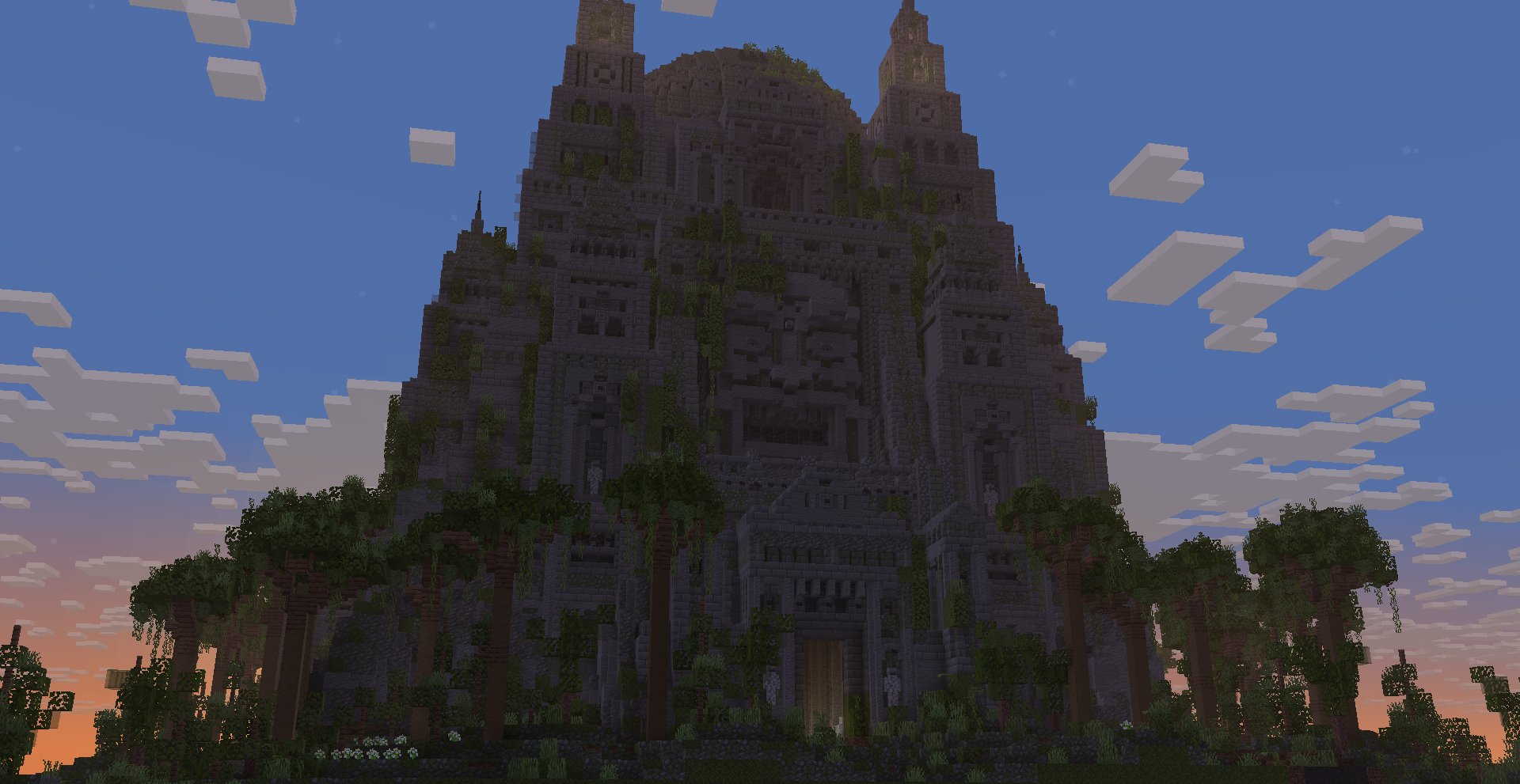 Minecraft level design environment